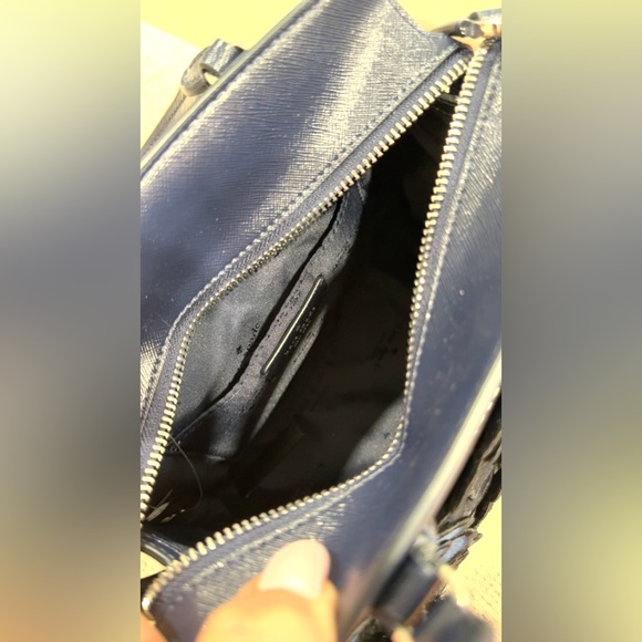 Kate Spade Midnight Blue Floral Satchel - Picture 4 of 4